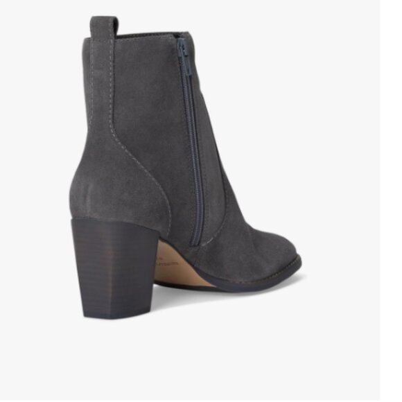 NEW BERNARDO Made In Brazil Suede Norwich Booties in mink for women 725 8j4 - Picture 3 of 7